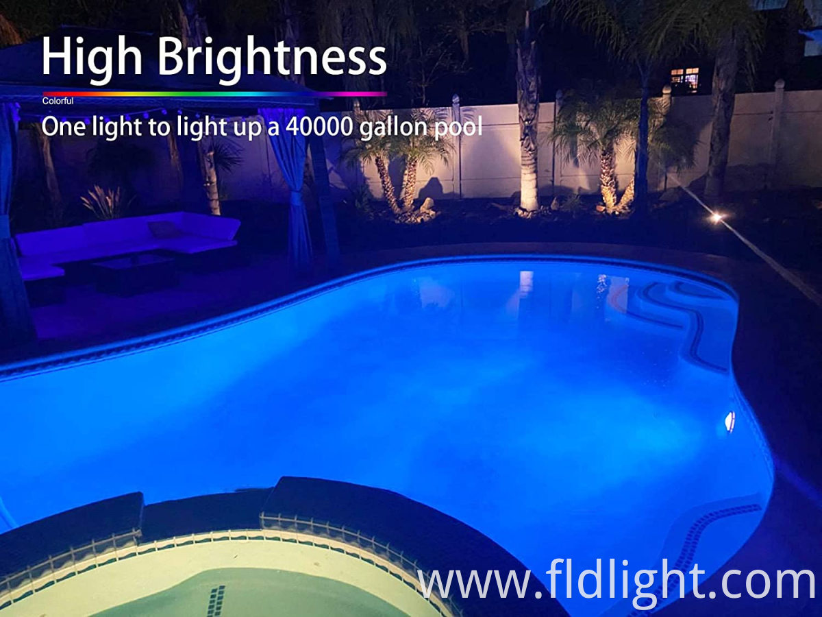 high brightness swimming pool light